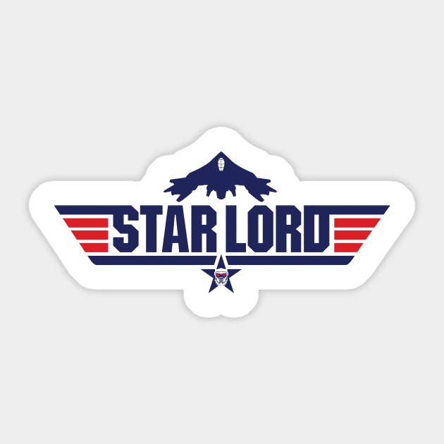 Galaxy Gun Starlord Sticker by crocktees